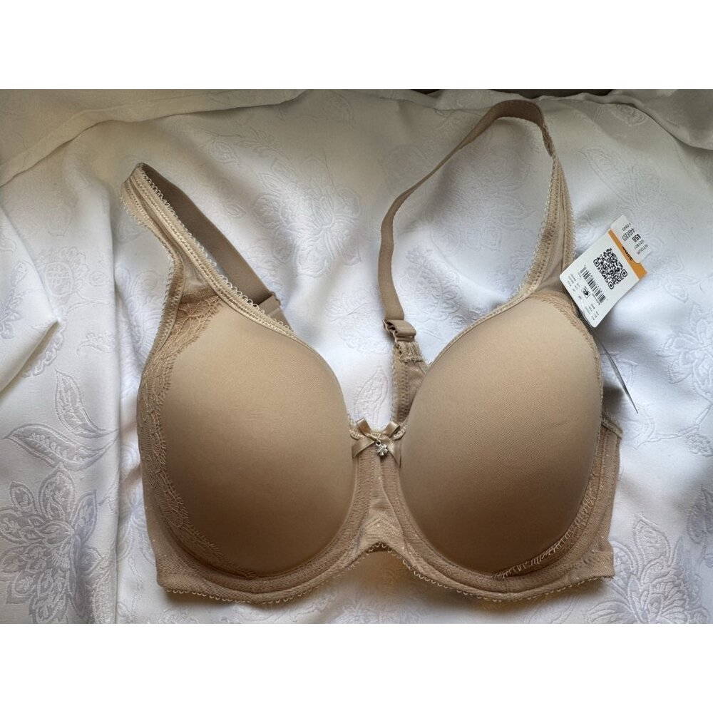 Wacoal 853186 Retro Chic Contour Underwire T-Shirt Bra Toast 32DD NEW $72 - Picture 3 of 8